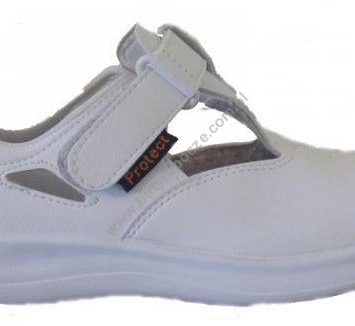 Sandały bezpieczne PROTECT biały W07 S1